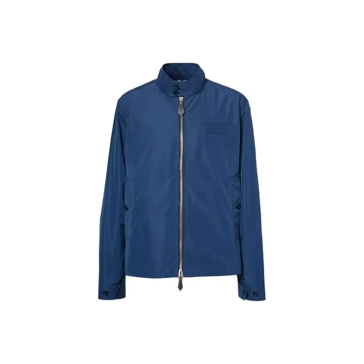 Burberry Jackets Men Ink Blue-0