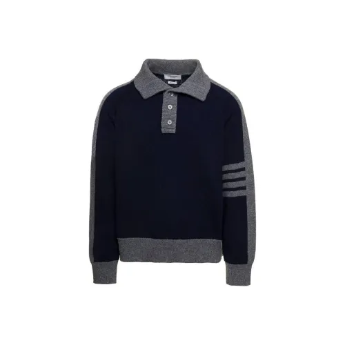 THOM BROWNE 4 Bar Wool Sweater