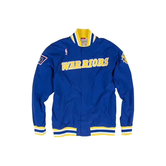 Mitchell & Ness Jacket Braves Team Unisex Blue-0