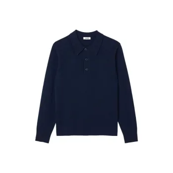 Sandro Cashmere Sweater Men's Blue