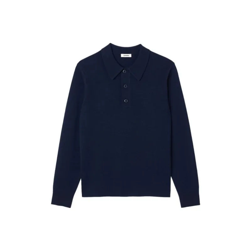Sandro Cashmere Sweater Men's Blue-0