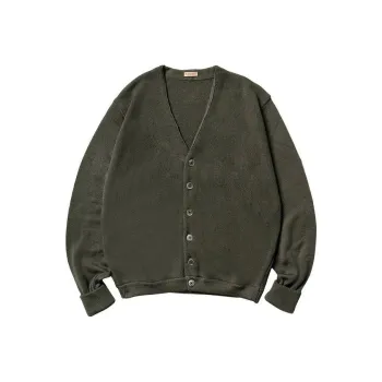 Kapital 10G Eco Knit Elbow Coneybowy Short Cardigan