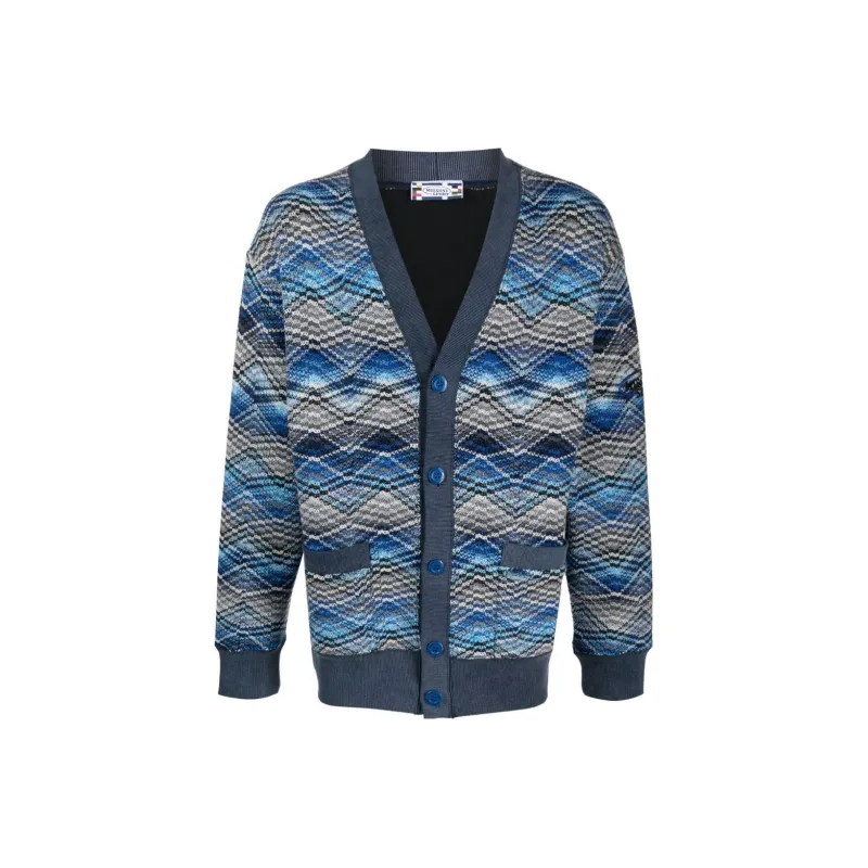 MISSONI Zigzag V neck Cardigan-0