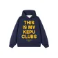 Navy Blue (Yellow Print)