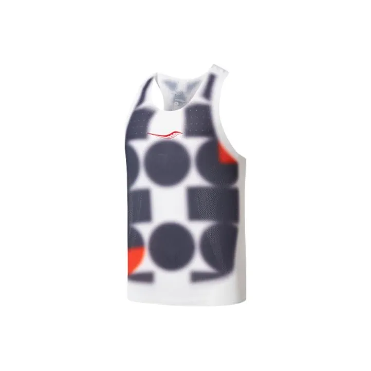 Saucony Tank Tops Men White-0