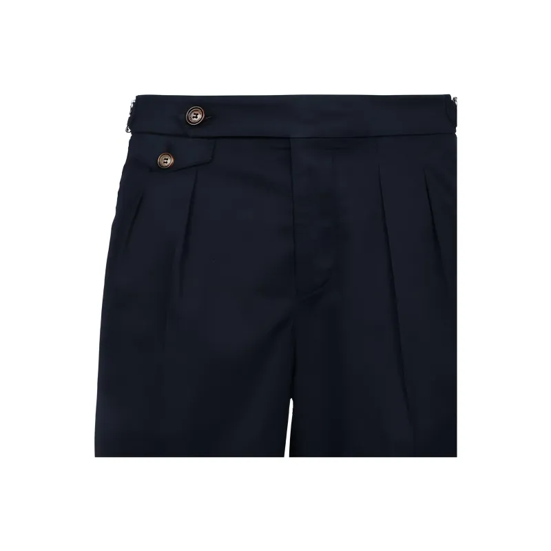 Brunello Cucinelli Garment Dyed Gabardine Bermuda Shorts-2