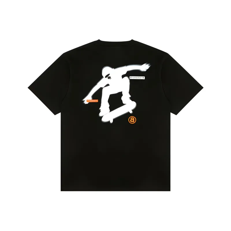 Aape Logo embellished Cotton T shirt-1