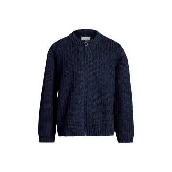 Maison Margiela Chunky Knitted Long Sleeved Zipped Cardigan