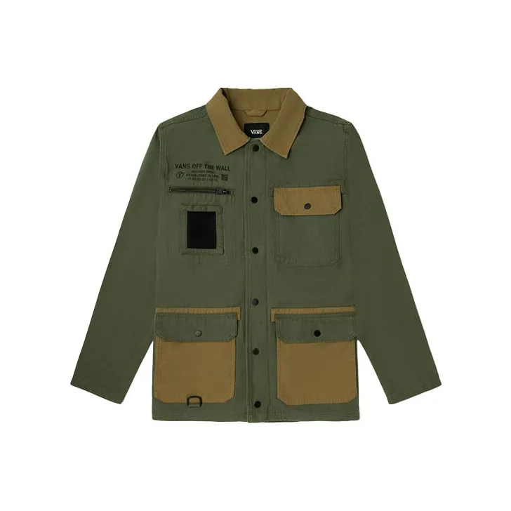 Vans Jackets Men Army Green-0