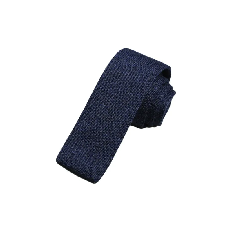 GOLDLION Sheep Wool Ties Men's Medium Blue-7