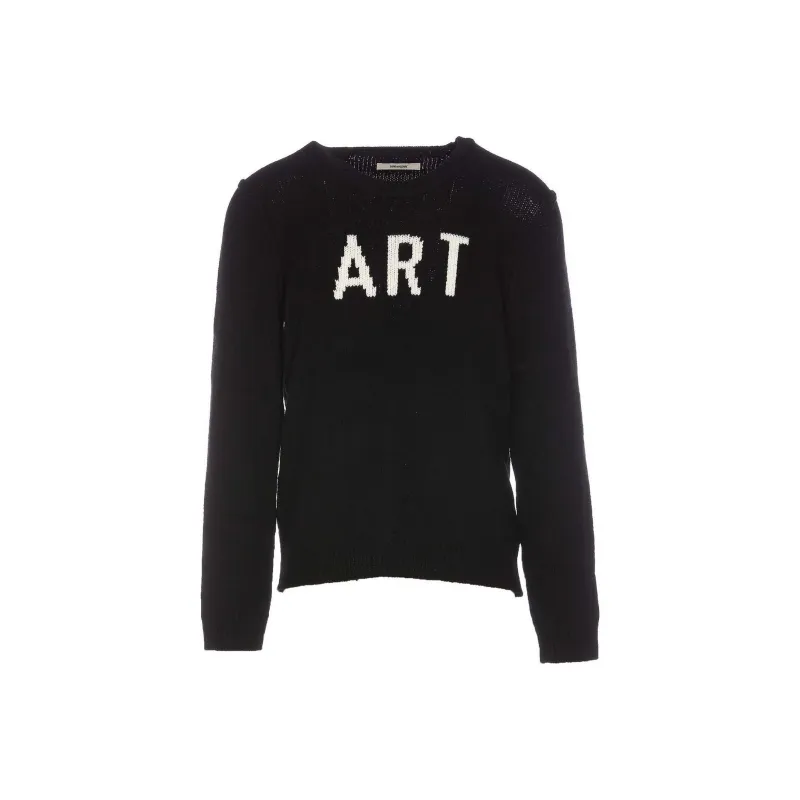Zadig & Voltaire Kennedy Slogan Intarsia Knitted Jumper-0