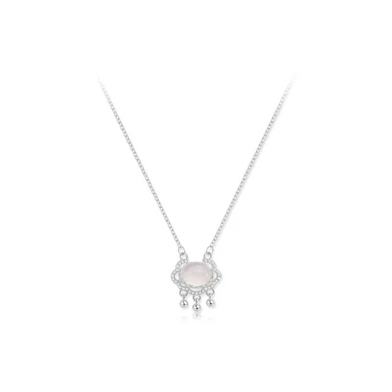JUICY GRAPE Chalcedony Necklaces Women's-4