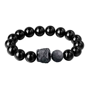 ZHOUBAIFU Agate Bracelets Men's