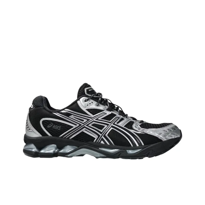 Asics GEL Nimbus 10.1 Anti Slip Wear Resistant Low Top Casual Running Shoes Unisex Black Silver-1
