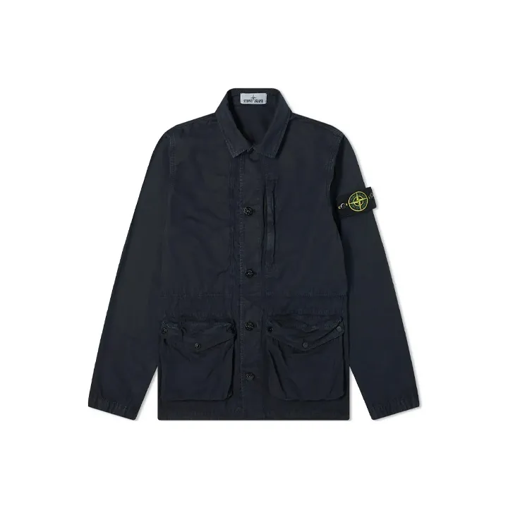 STONE ISLAND Jacket Men's Marine Blue-0