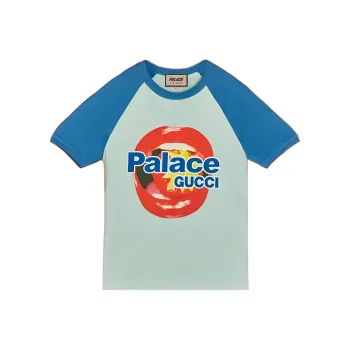 PALACE X GUCCI Printed Cotton Jersey T-shirt