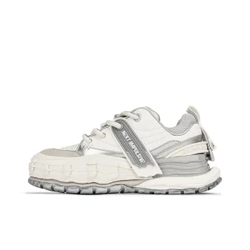 NEXT IMPULSIVE Wave Collection Stylish Skateboarding Shoes Unisex Silver White Brand Theme Box Limited Edition