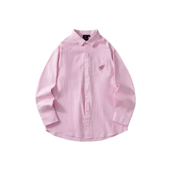 Suamoment Vintage Casual Loose Fit Shirt Couple Top Unisex