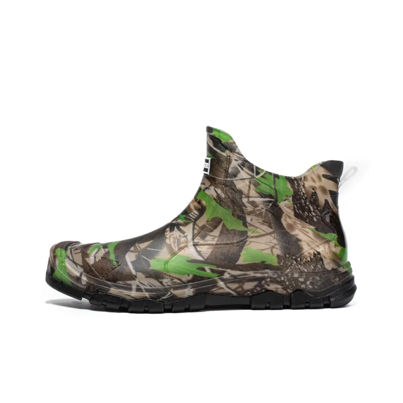 LONGYING Abrasion Resistant Rain Boots Men's Camouflage-0