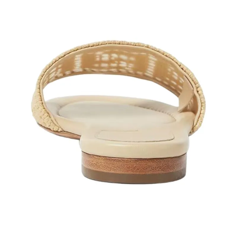 FENDI Sunshine Slide Slippers Women's Beige-4