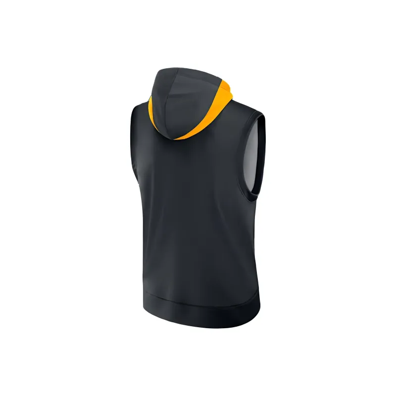 Nike Pittsburgh Pirates Authentic Collection Men's Nike Dri FIT Mlb Sleeveless Pullover Hoodie-1
