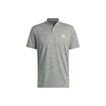 Adidas TEXTURED STRIPE GOLF POLO SHIRT Polo Shirt Men's Gray