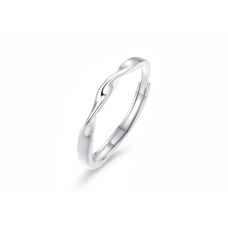 CHINA GOLD 999 Fine Silver Rings Unisex-3