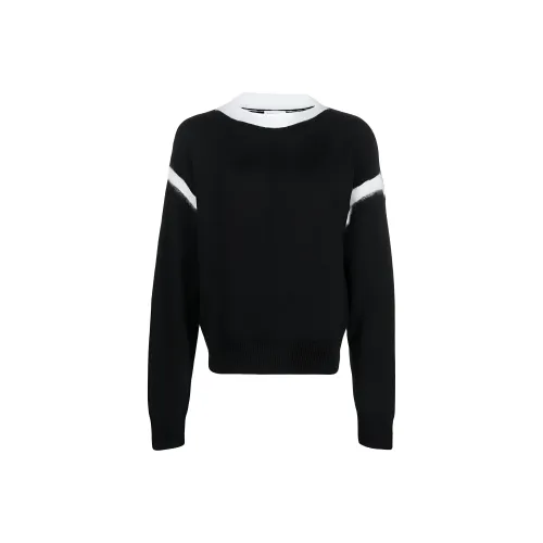 SAINT LAURENT Crewneck Long-Sleeved Knitted Jumper