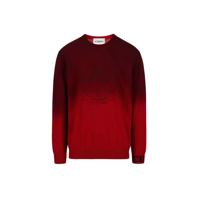 Iceberg Sweaters Men Red-0