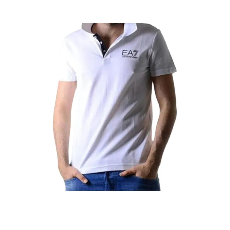 EMPORIO ARMANI Polo Shirts Men White-3
