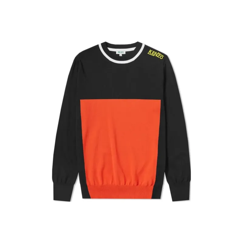 KENZO Knitwear Men Black Orange-0