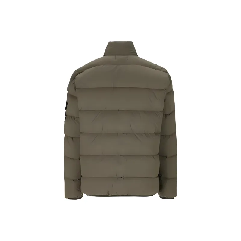 STONE ISLAND High Neck Zip Up Coat-1