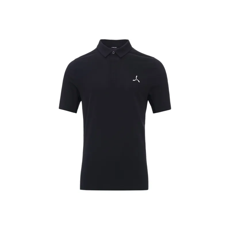 LI NING 1990 Golf Series Polo Shirt Men's Black-0