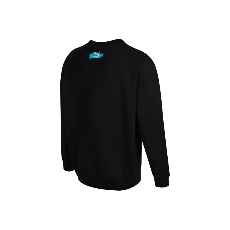 PUMA Sweatshirt Men's Black Shopping Bag Included-2