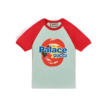 JIMEI PALACE X GUCCI Printed Cotton Jersey T-shirt
