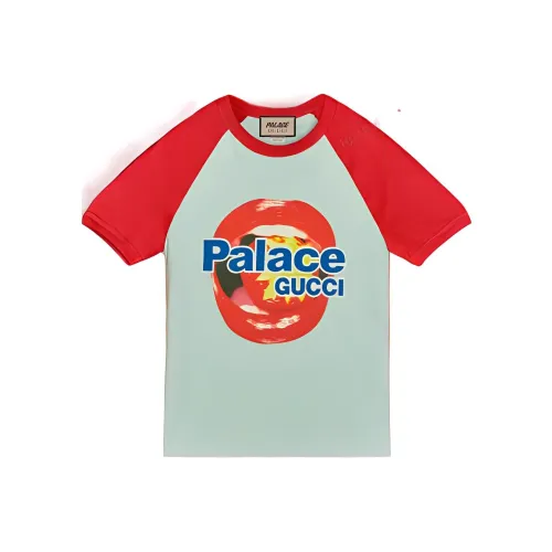 JIMEI PALACE X GUCCI Printed Cotton Jersey T-shirt