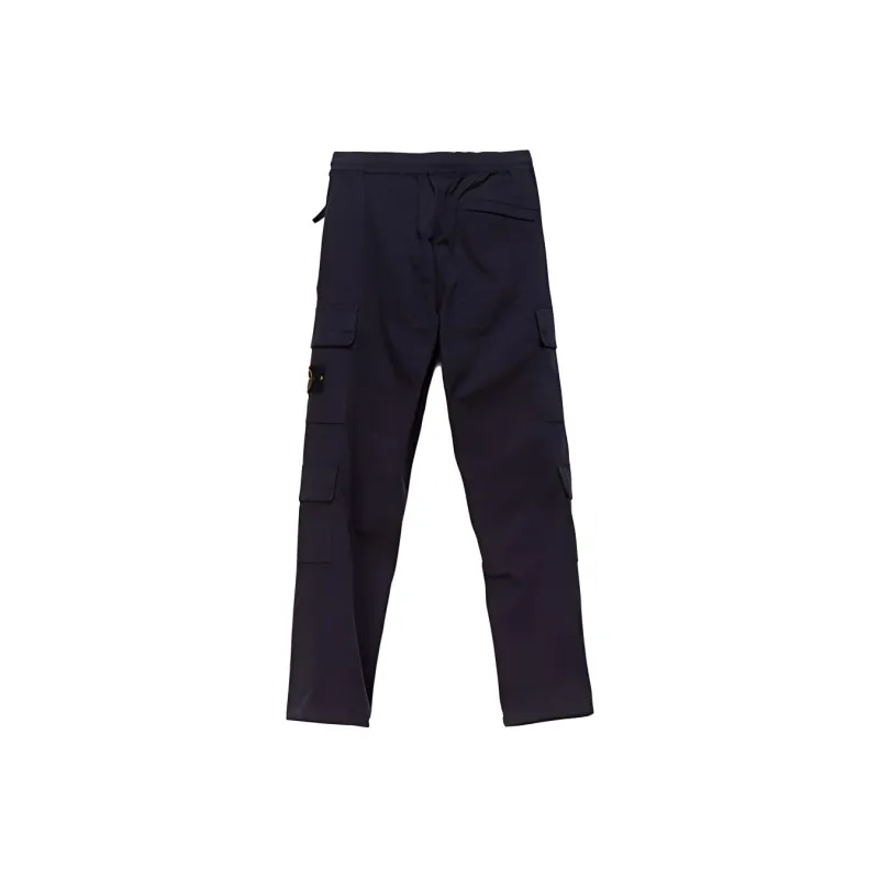 STONE ISLAND Cargo Pants Men's Ocean Blue-1