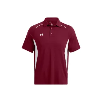 Under Armour Title Polo Shirt Men's Deep Red