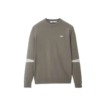HLA Knitwear Men Khaki & B4 Accent