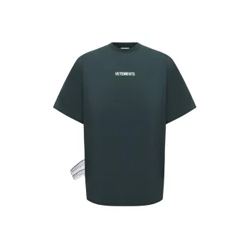 Vetements T-Shirts Men Green