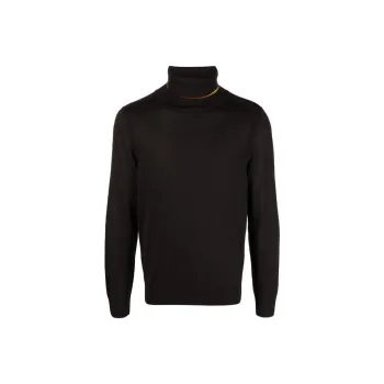 Paul Smith Signature Stripe Detailed Roll Neck Sweater