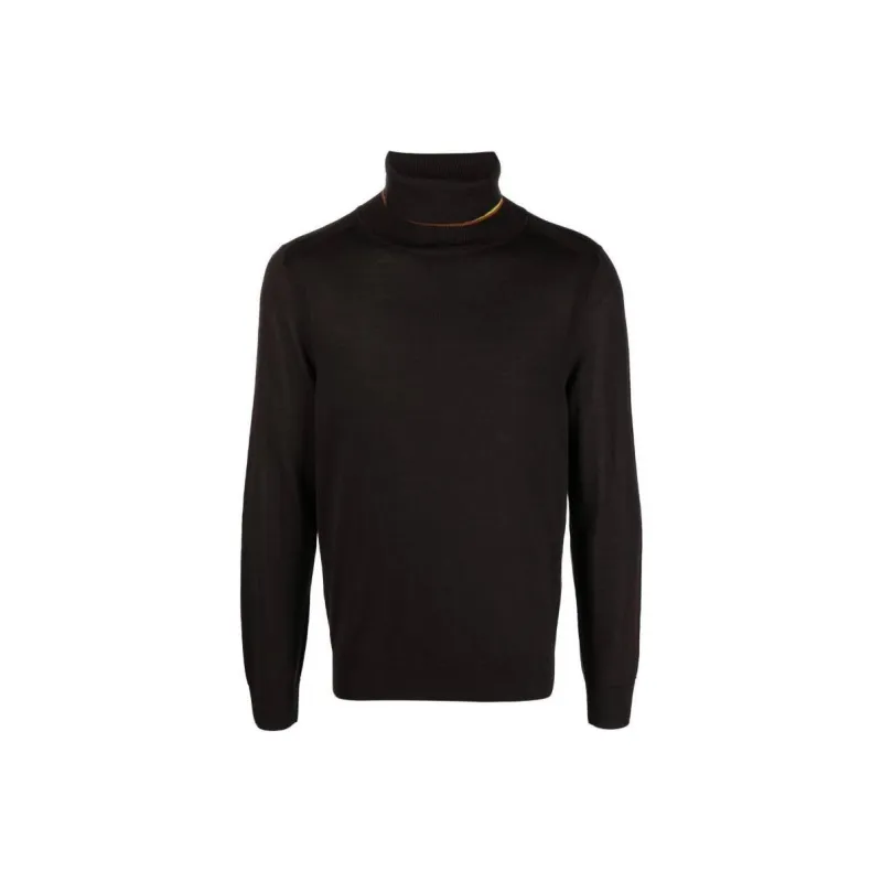 Paul Smith Signature Stripe Detailed Roll Neck Sweater-0