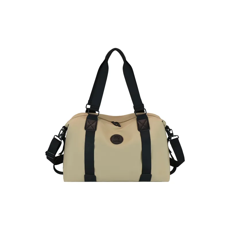 OUZIHUANG Nylon Travel Bag Unisex Khaki/Pink/Green/Black/Brown/Orange-0
