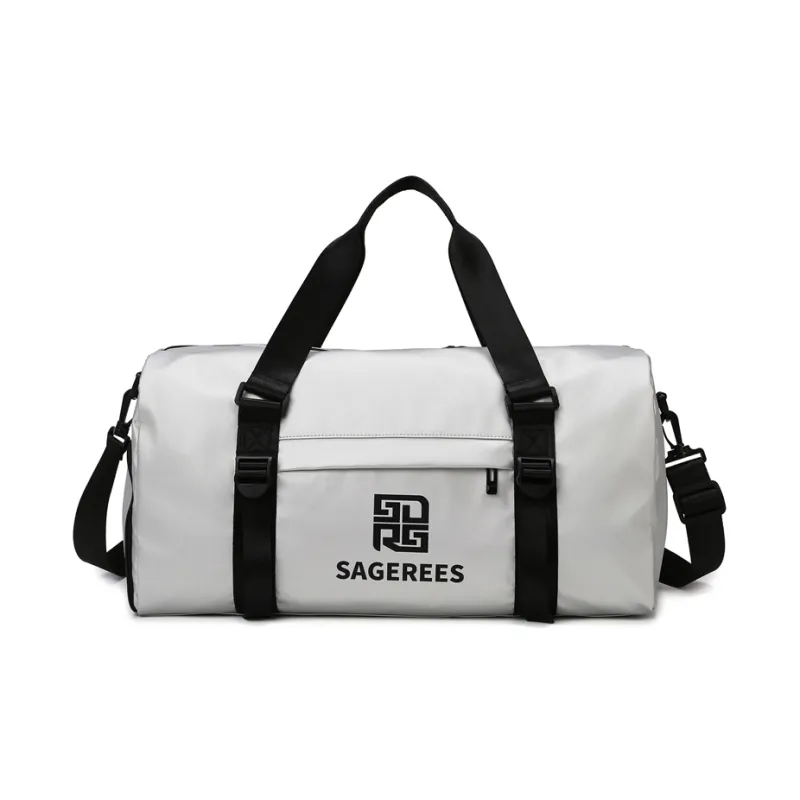 OUZIHUANG Nylon Travel Bag Unisex Pink/Silver/Jasper/Black-15