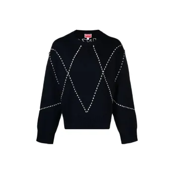 KENZO Sashiko Stitch Crew neck Jumper
