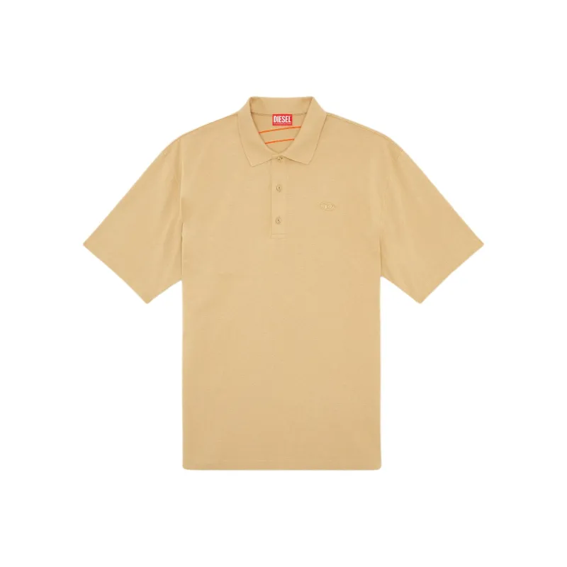 DIESEL FW24 Polo Shirt Men's Light Brown-0