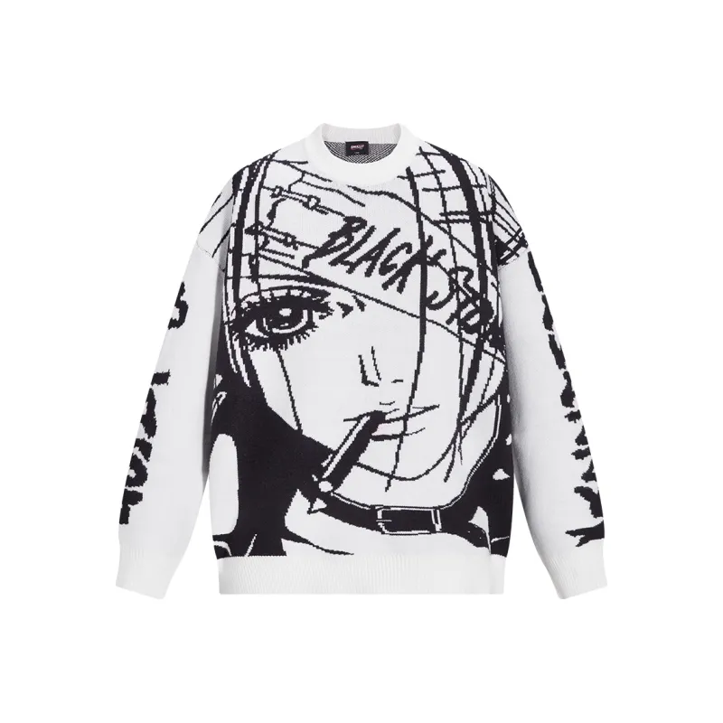 KAKAZZY FW24 Sweater Unisex White-0