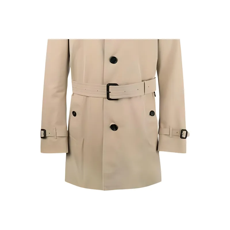 Burberry Coats Men Khaki-4
