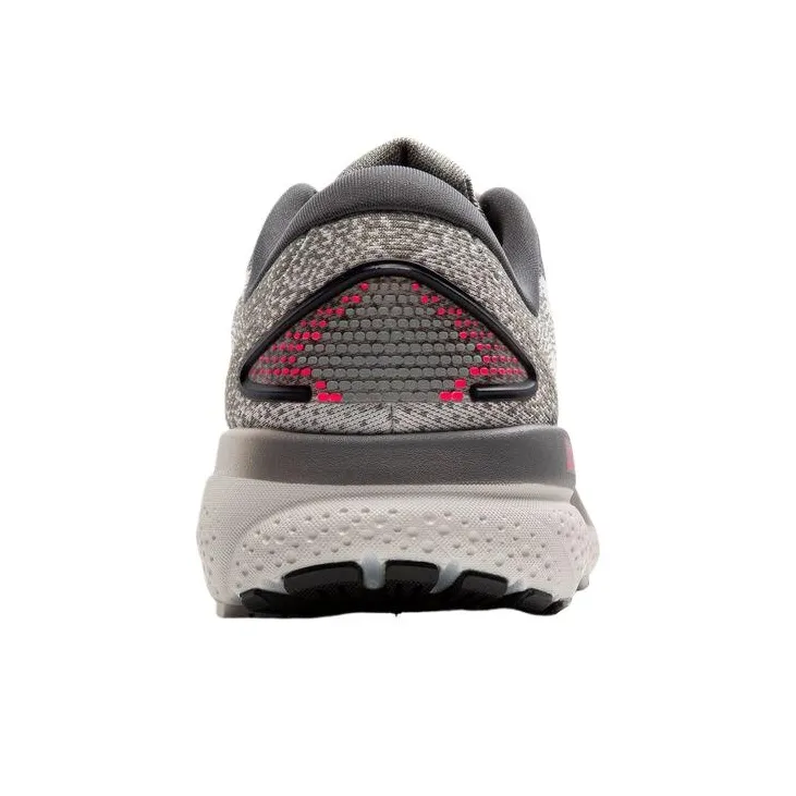Brooks Ghost 16 Abrasion Resistant Breathable Moisture Wicking Low Top Running Shoes Women's Gray-3