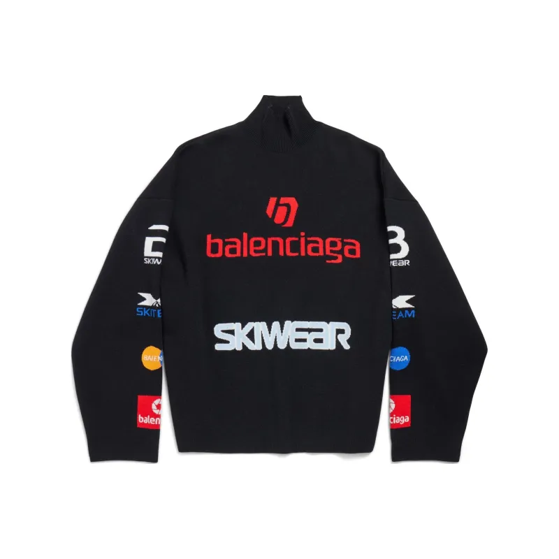 Balenciaga Turtleneck Long Sleeved Ski Sweater-0